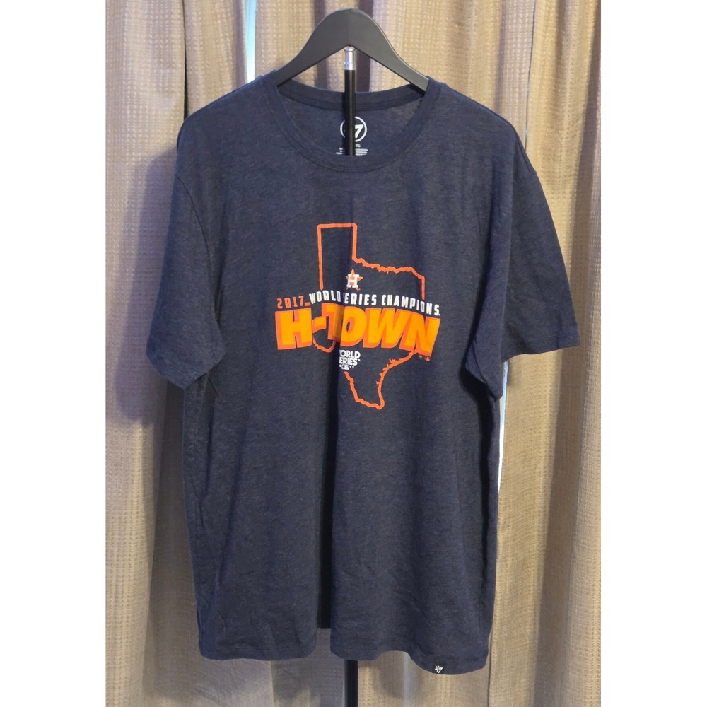 '47‎ Houston Astros 2017 World Series Champions H-Town T-shirt Mens Size XXL